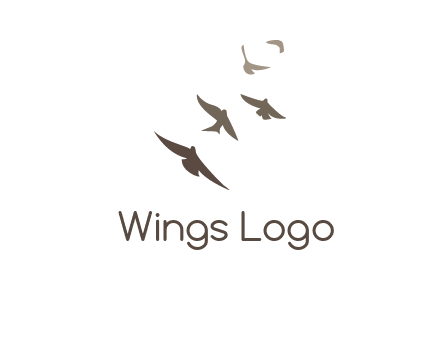 flying birds logo
