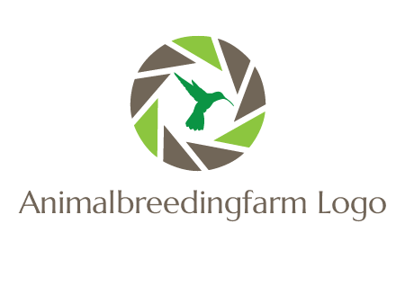bird inside camera shutter logo