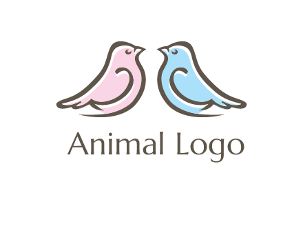 abstract birds logo