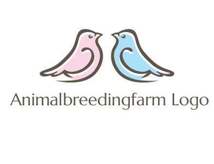 abstract birds logo