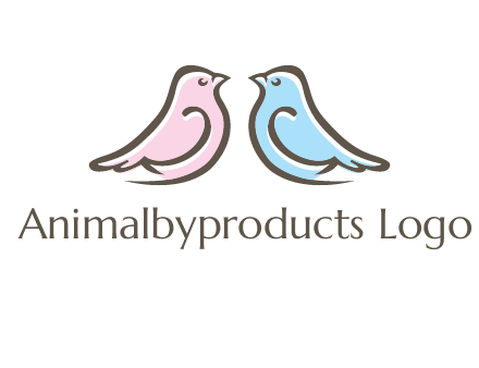 abstract birds logo