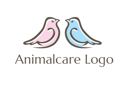 abstract birds logo