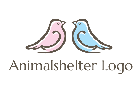 abstract birds logo