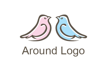 abstract birds logo
