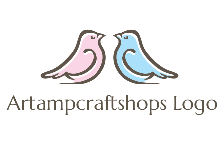 abstract birds logo