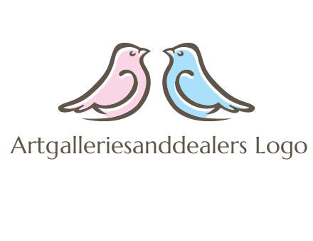 abstract birds logo