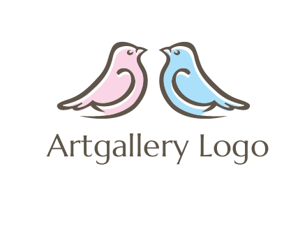 abstract birds logo