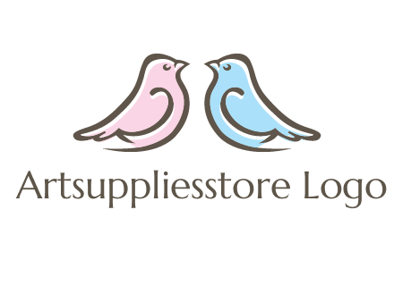 abstract birds logo