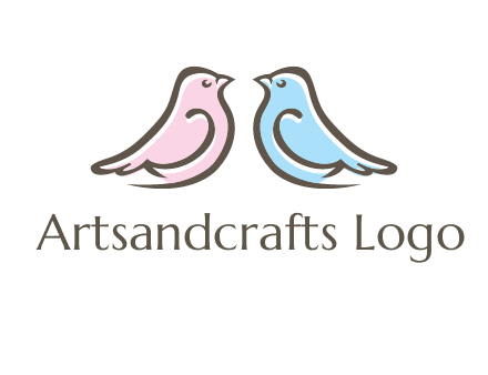abstract birds logo