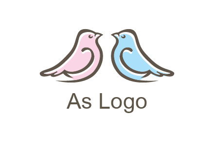 abstract birds logo