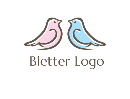 abstract birds logo