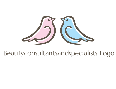 abstract birds logo