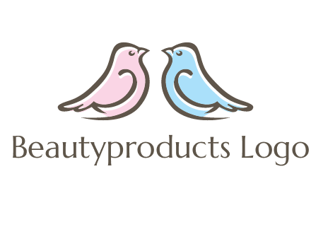 abstract birds logo