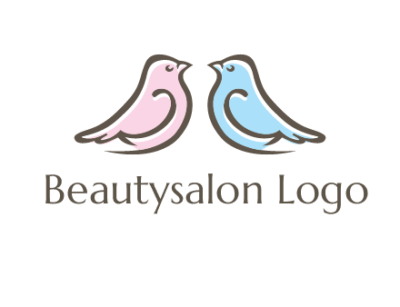 abstract birds logo