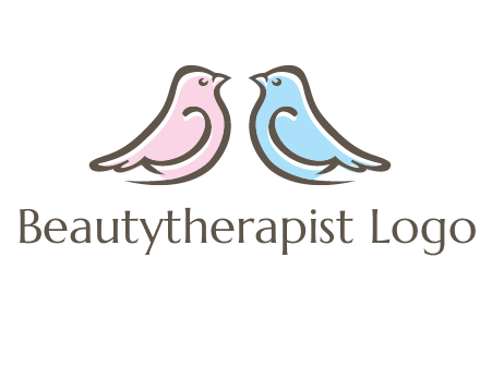 abstract birds logo
