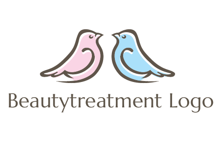 abstract birds logo
