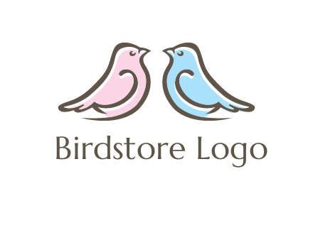 abstract birds logo