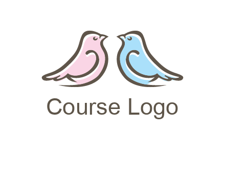 abstract birds logo