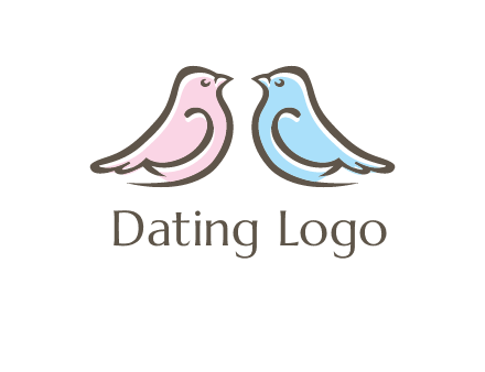 abstract birds logo