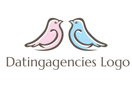 abstract birds logo