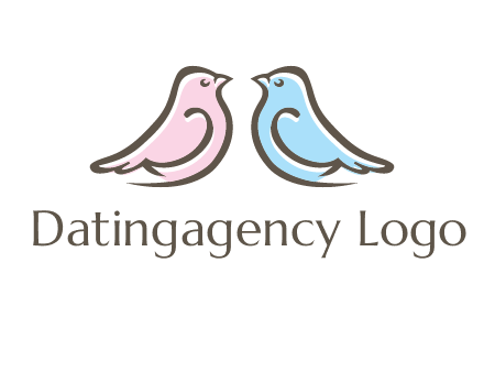 abstract birds logo