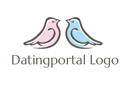 abstract birds logo