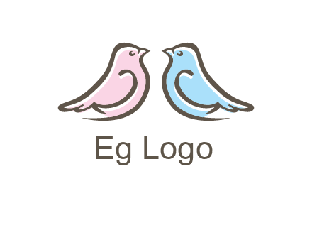 abstract birds logo