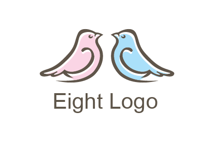 abstract birds logo
