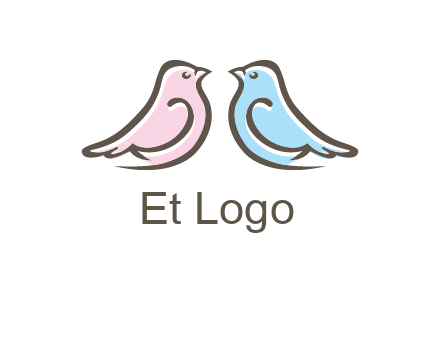 abstract birds logo