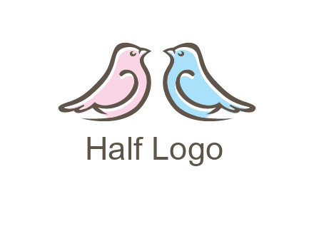 abstract birds logo