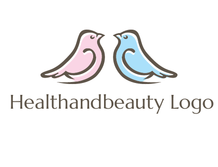 abstract birds logo