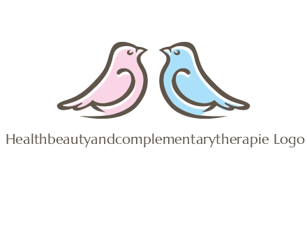 abstract birds logo