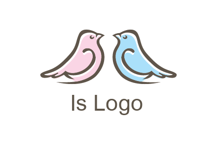 abstract birds logo