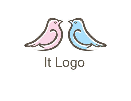 abstract birds logo