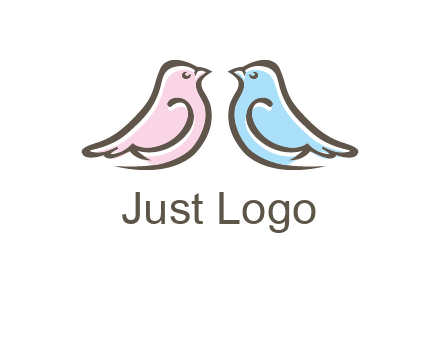 abstract birds logo