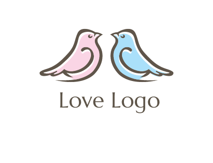 abstract birds logo
