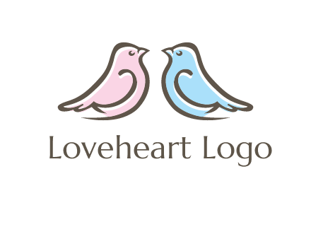 abstract birds logo