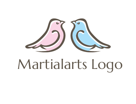 abstract birds logo