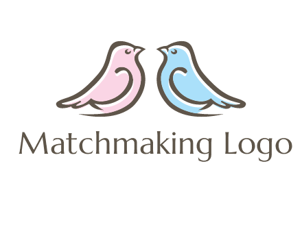 abstract birds logo