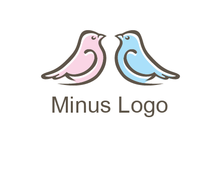 abstract birds logo