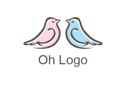 abstract birds logo