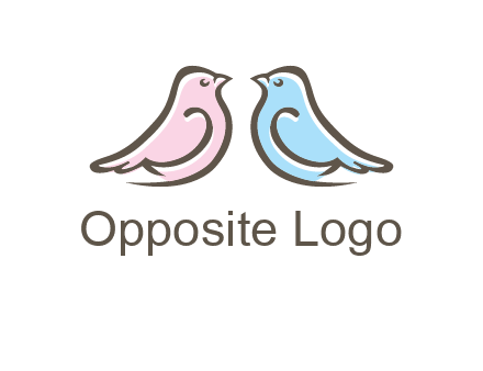 abstract birds logo