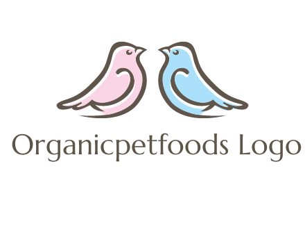 abstract birds logo