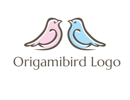 abstract birds logo