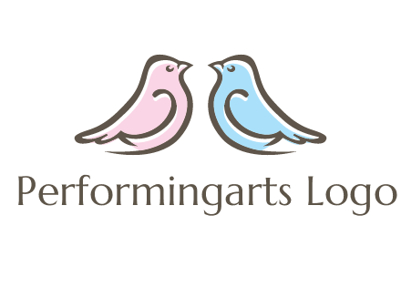 abstract birds logo
