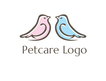 abstract birds logo