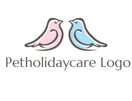 abstract birds logo