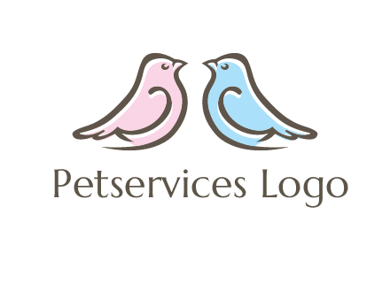 abstract birds logo