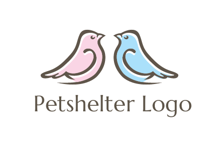 abstract birds logo