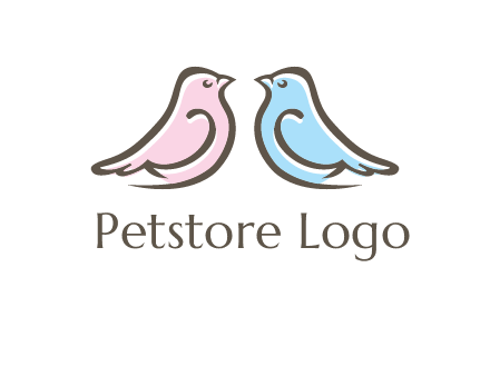 abstract birds logo